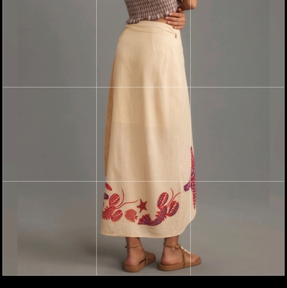 Farm Rio Wrap Skirt - Picture 2 of 8
